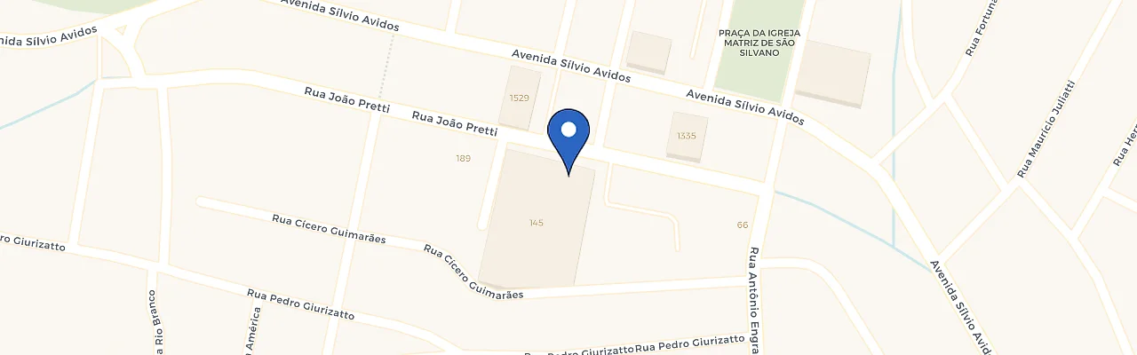 Mapa da estação CVC Chevrolet