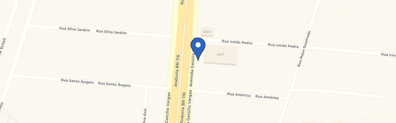 Mapa da estação IESA BYD CANOAS