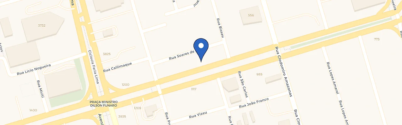Mapa da estação Colonial Racing