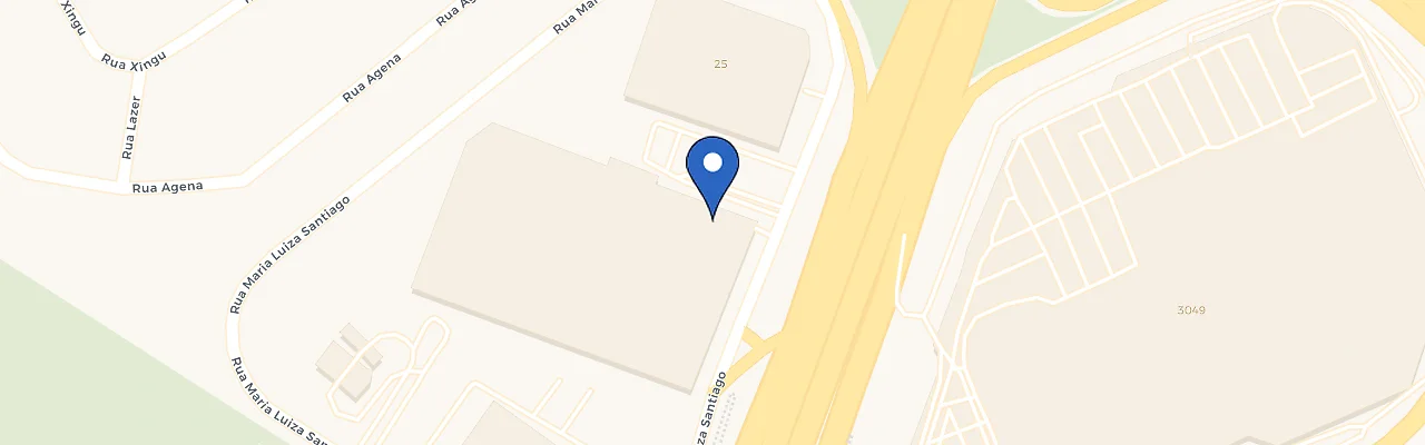 Mapa da estação Assai Atacadista