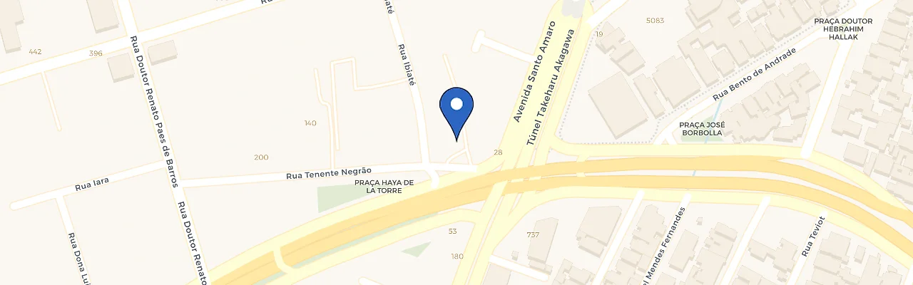 Mapa da estação Condomínio Edifício CBS