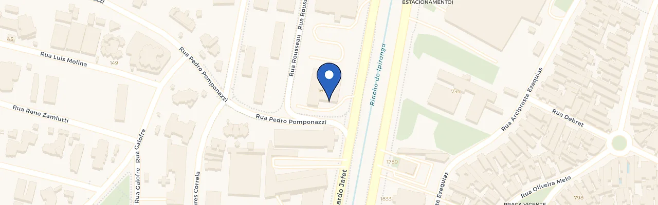Mapa da estação Hospital Israelita Albert Einstein