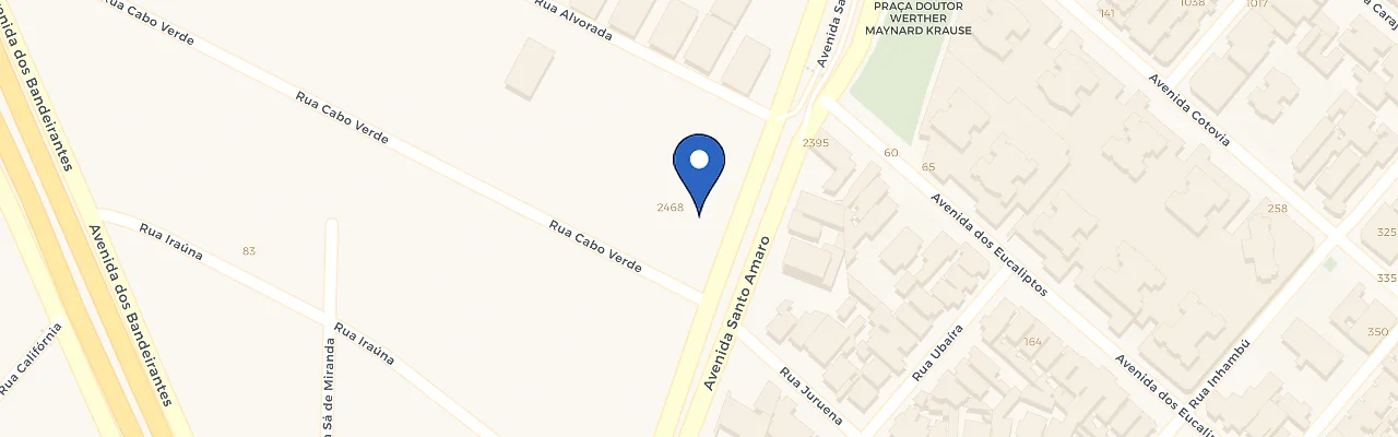Mapa da estação Hospital Santa Paula