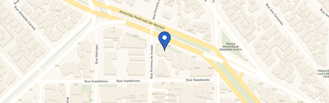 Mapa da estação Zletric - Capital Plaza