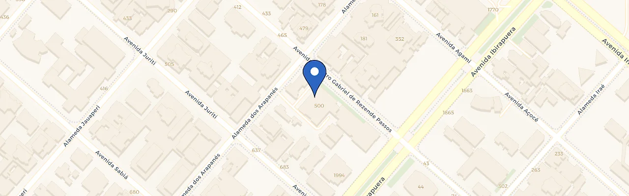 Mapa da estação Hospital Alvorada - Parkstrom