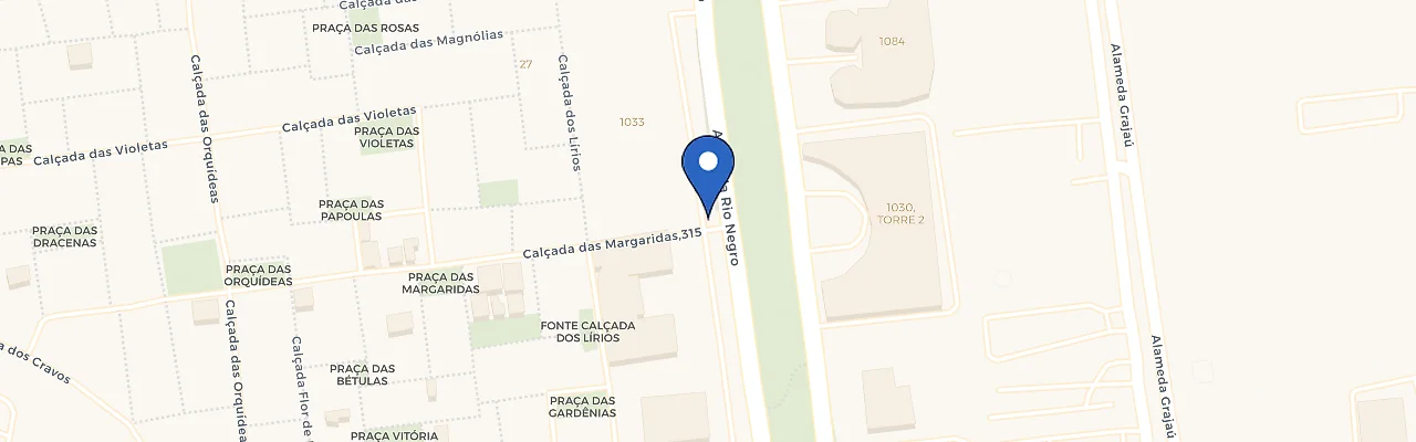 Mapa da estação Alpha Shopping