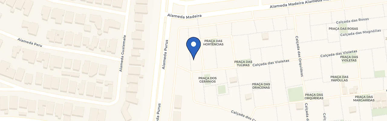 Mapa da estação Centro Comercial Alphaville
