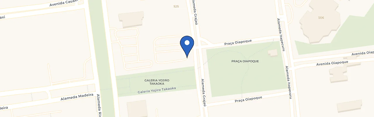 Mapa da estação SelectPark Grajaú