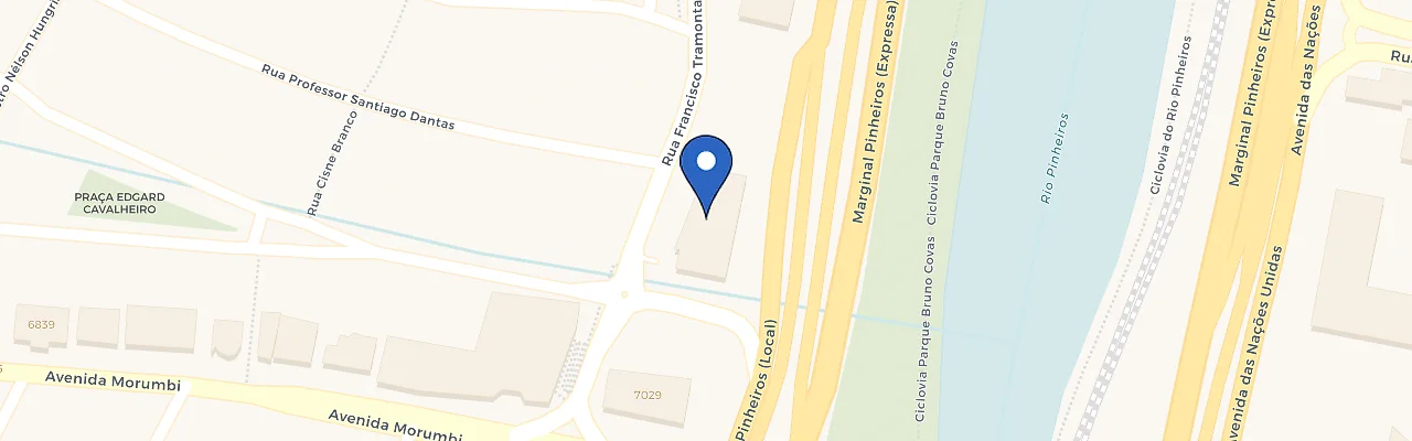 Mapa da estação Prevent Sênior Morumbi