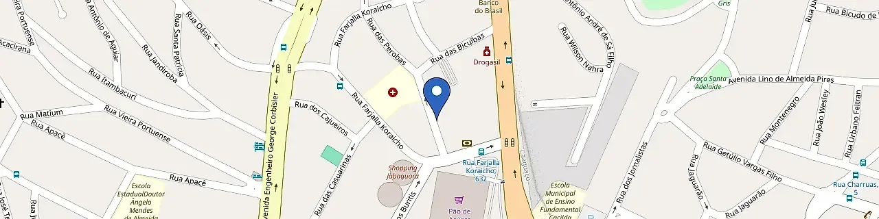 Mapa da estação E-Park Jabaquara