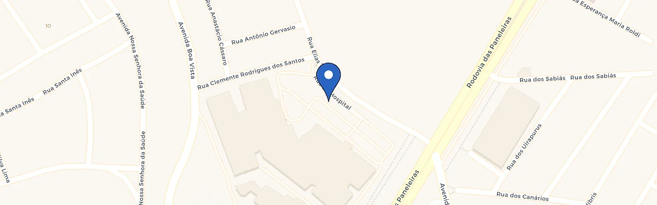 Mapa da estação Vitória Apart Hospital