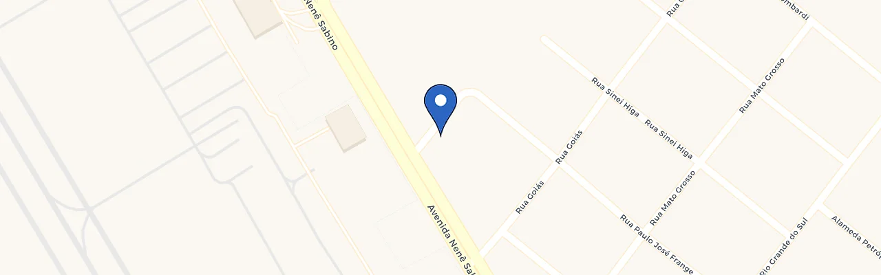 Mapa da estação BYD Vitória Motors Uberaba