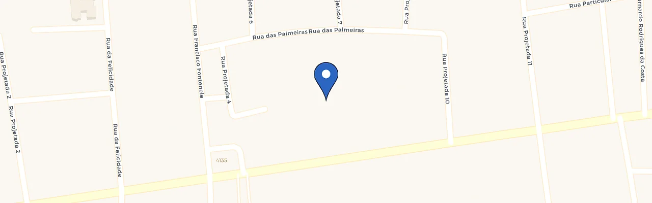 Mapa da estação Pousada Aeroporto