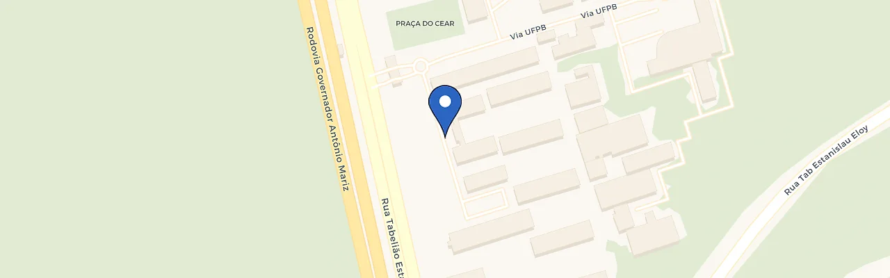 Mapa da estação Centro De Tecnologia - UFPB