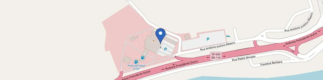 Mapa da estação Graal Estrela Da Dutra