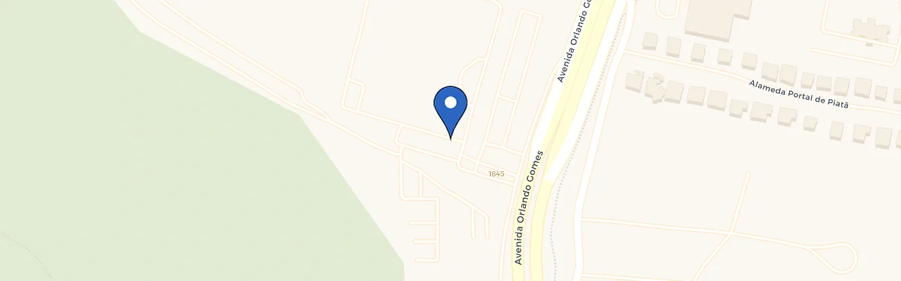 Mapa da estação Senai Cimatec