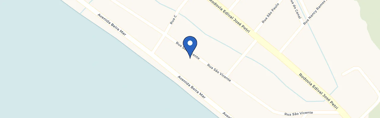 Mapa da estação Cantinho Tia Dê / Veterinária