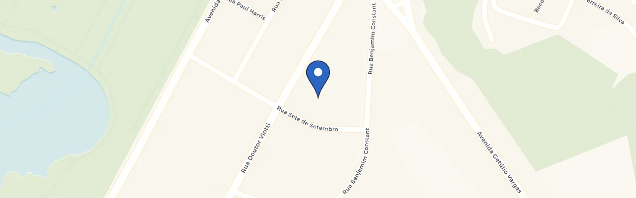Mapa da estação Auto Center Caxambu