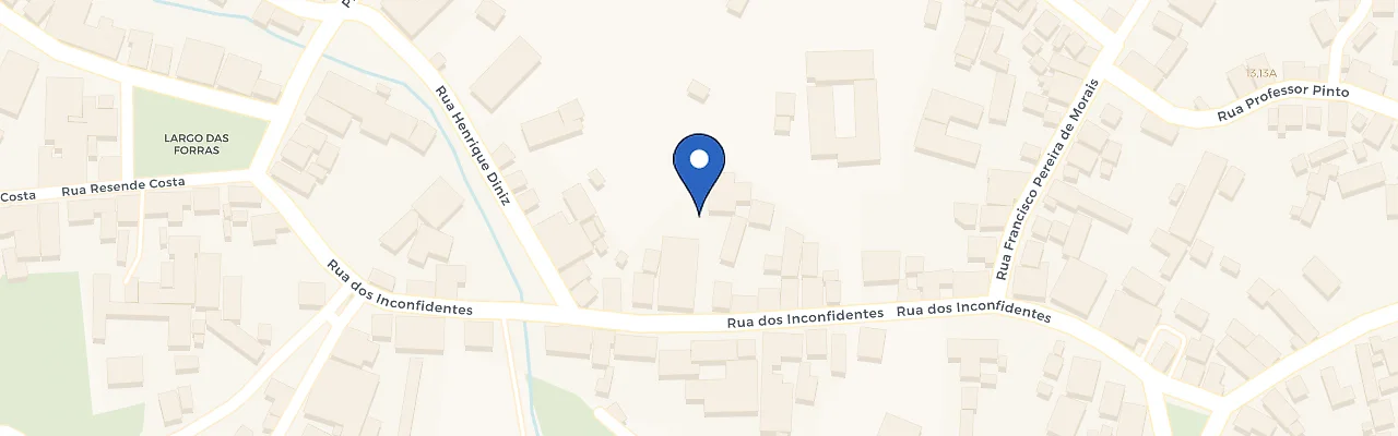Mapa da estação Marcenaria Tiradentes - Estacionamento Privativo