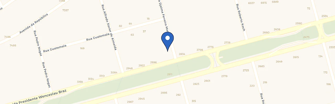 Mapa da estação Frios Martins