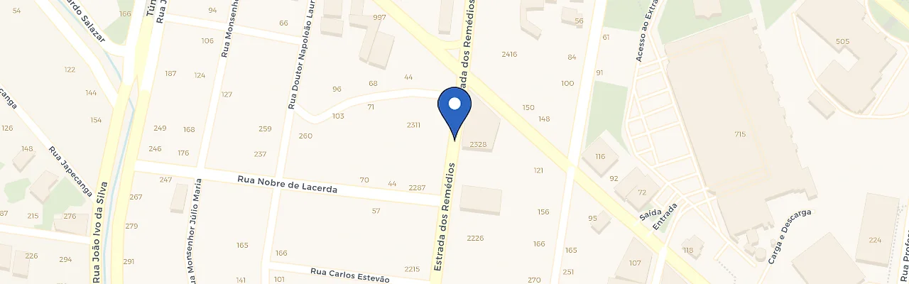 Mapa da estação PB Automóveis