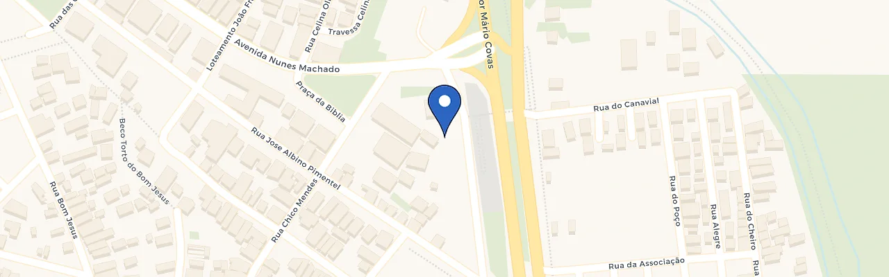 Mapa da estação VAPT - Restaurante e Pousada São Francisco