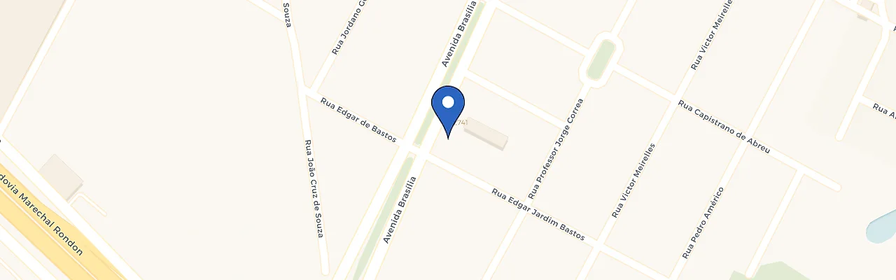 Mapa da estação BYD Araçatuba