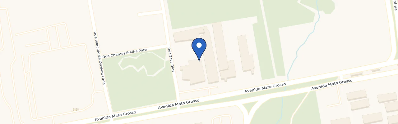 Mapa da estação Novotel Campo Grande