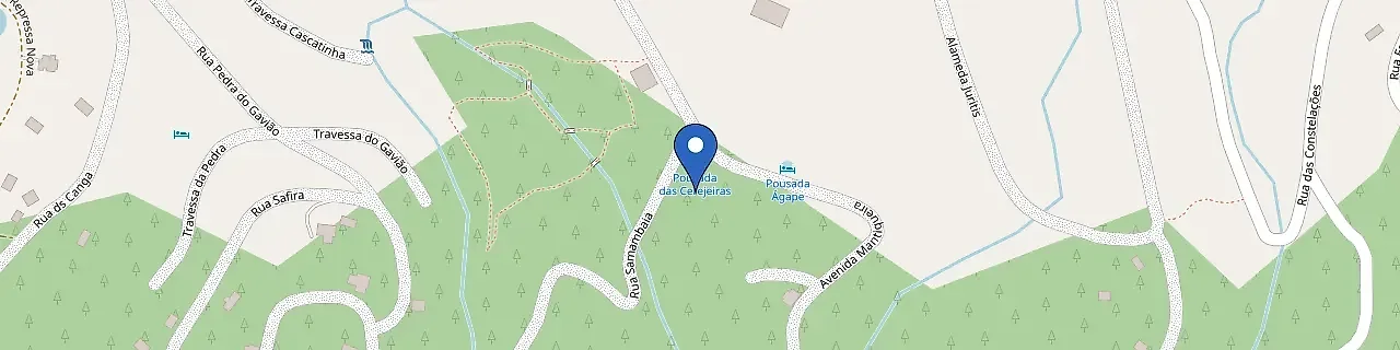 Mapa da estação Pousada Spa Cerejeiras