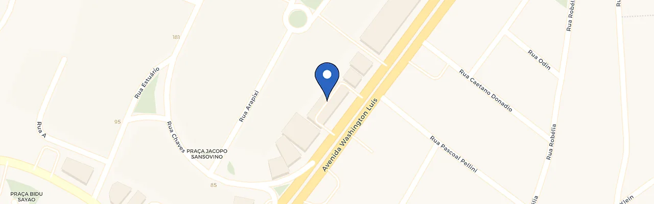 Mapa da estação Santil Comercial Elétrica