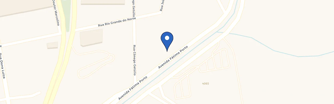 Mapa da estação Oficina Mecânica Lagoa Grande