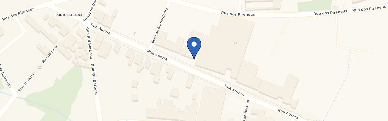 Mapa da estação Pousada Canto Do Sabiá