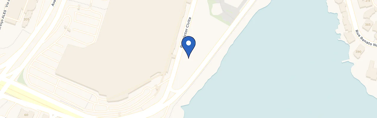 Mapa da estação Shopping Vitória Acesso D - Estacionamento Anexo