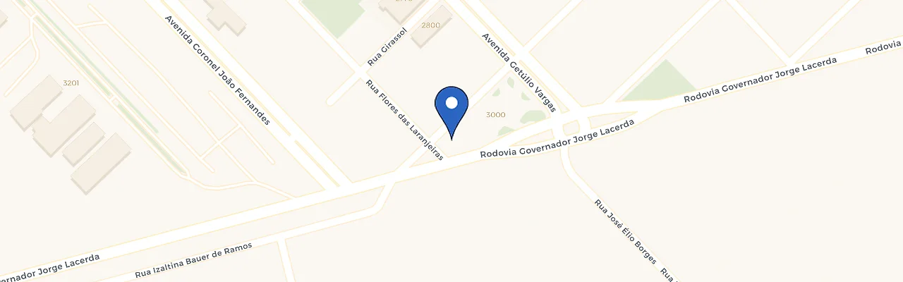 Mapa da estação Posto Rizzotto Avenida