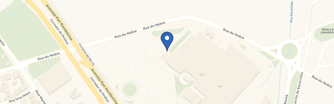 Mapa da estação Planeta Shopping North Way Paulista