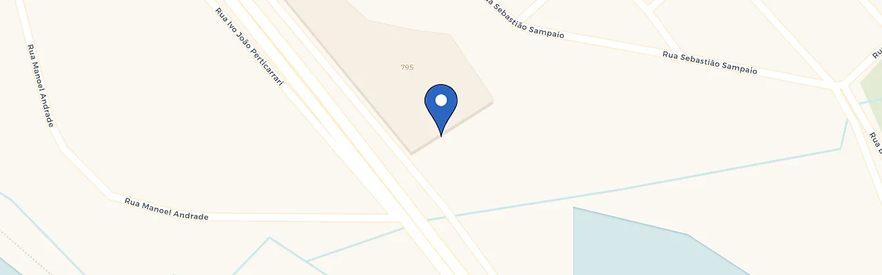 Mapa da estação Savegnago Supermercados