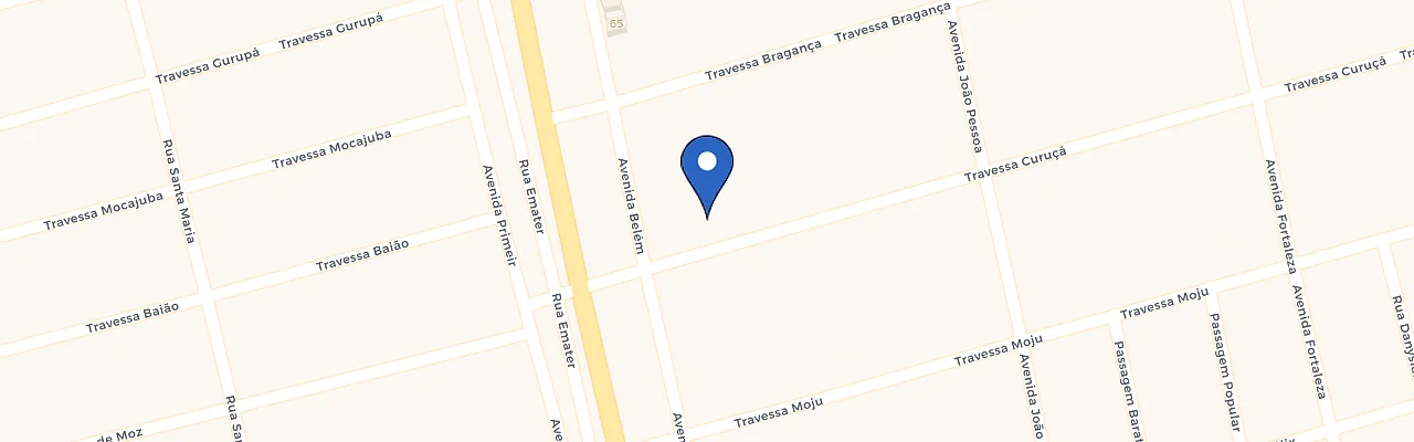 Mapa da estação Auto Posto Tailândia BR