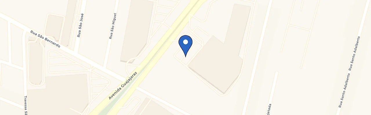Mapa da estação Potiguar Home Center Forquilha