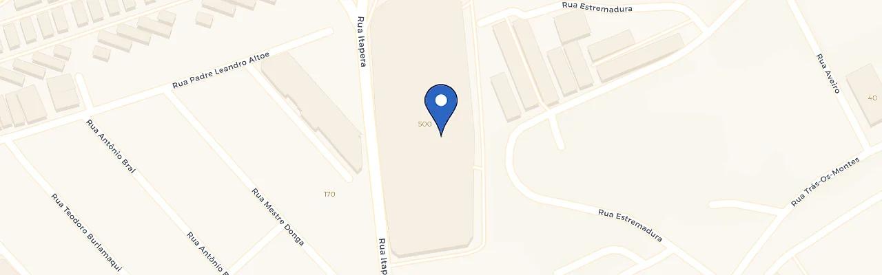 Mapa da estação Shopping Via Brasil