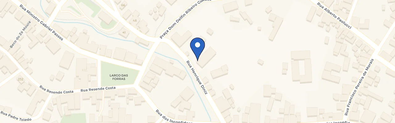 Mapa da estação Tiradentes Boutique Hotel