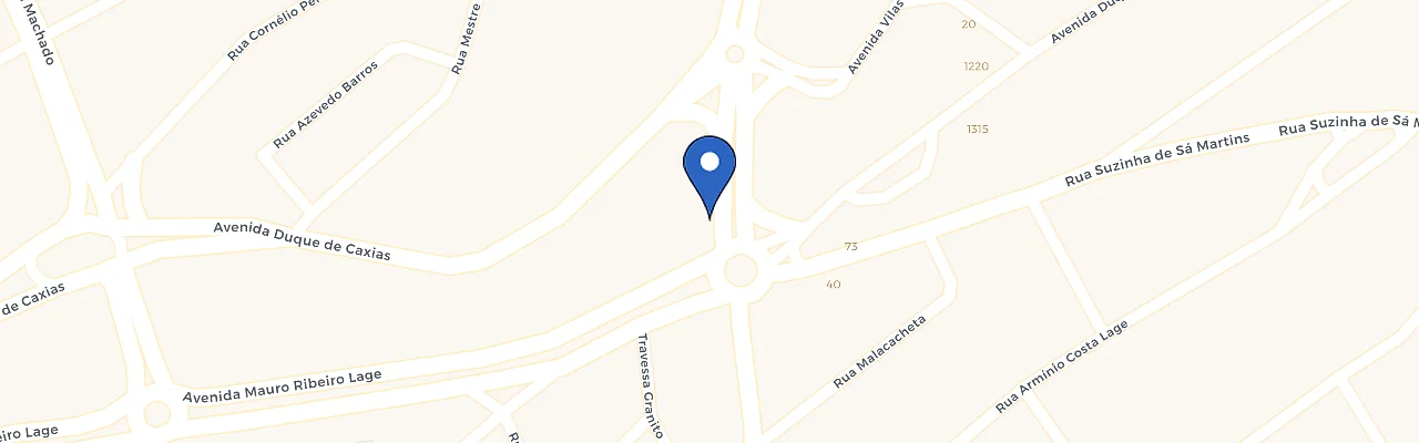Mapa da estação Turbo Recarga - Posto Pires Esplanada (App Tupi)