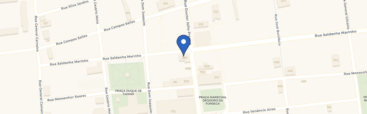 Mapa da estação Hotel Colonial