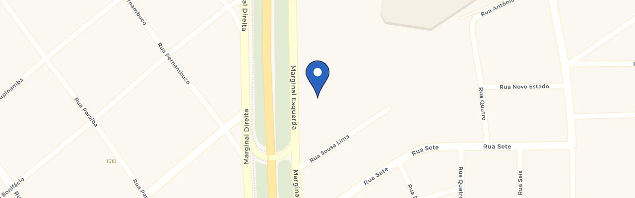 Mapa da estação Equatorial Imperatriz