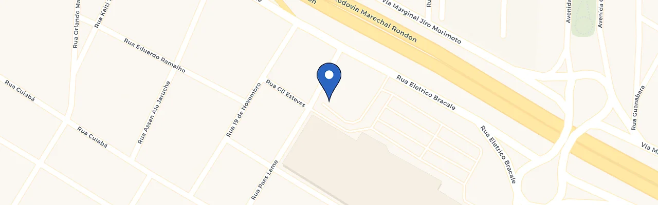 Mapa da estação Hotel Oeste Plaza