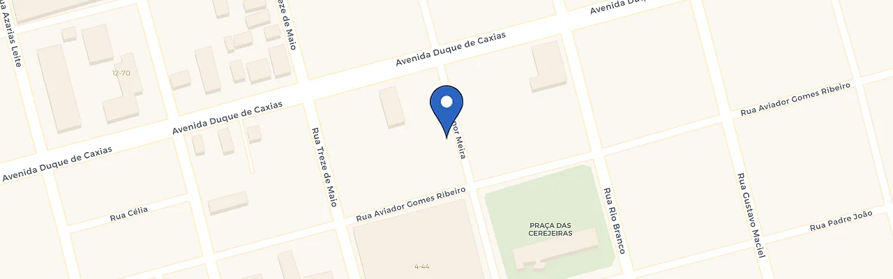 Mapa da estação Bauru Office Hotel