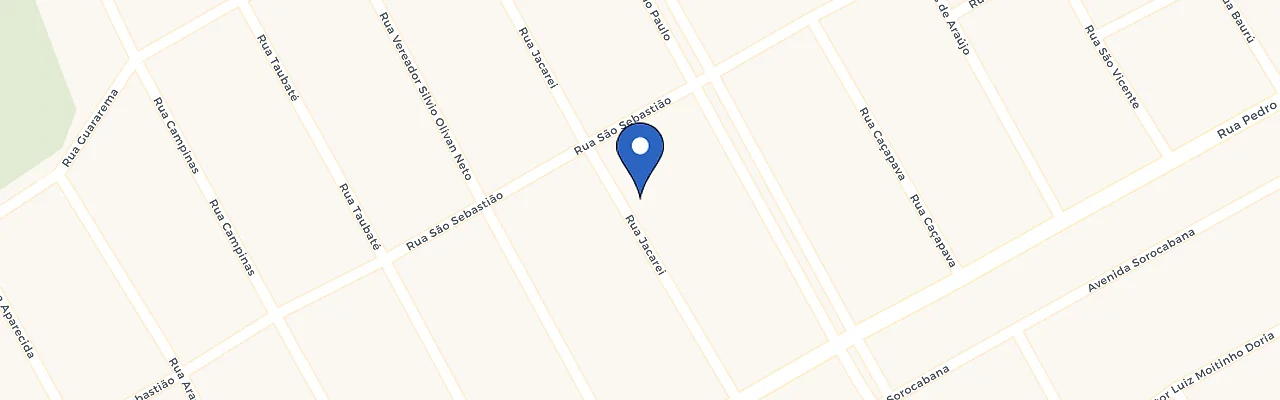 Mapa da estação Itanhaém Plug