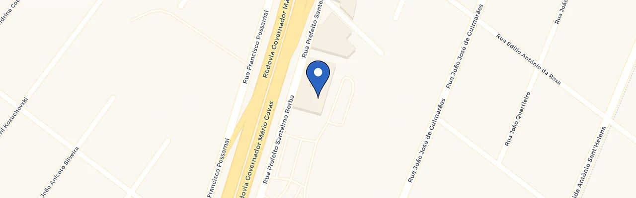 Mapa da estação Sombrio Moda Shopping