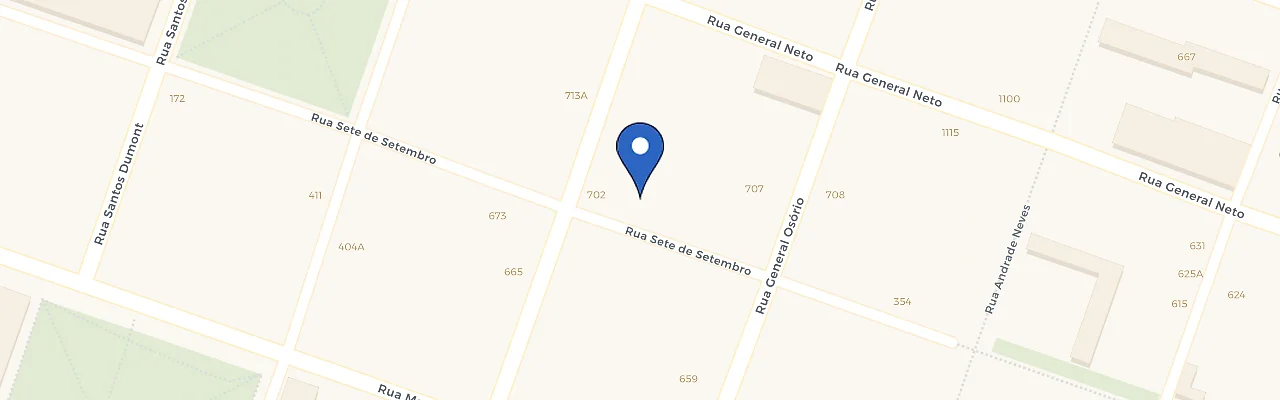 Mapa da estação Garagem Central
