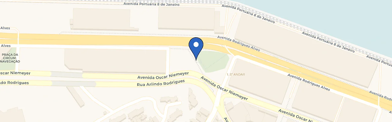Mapa da estação Recar AquaRio
