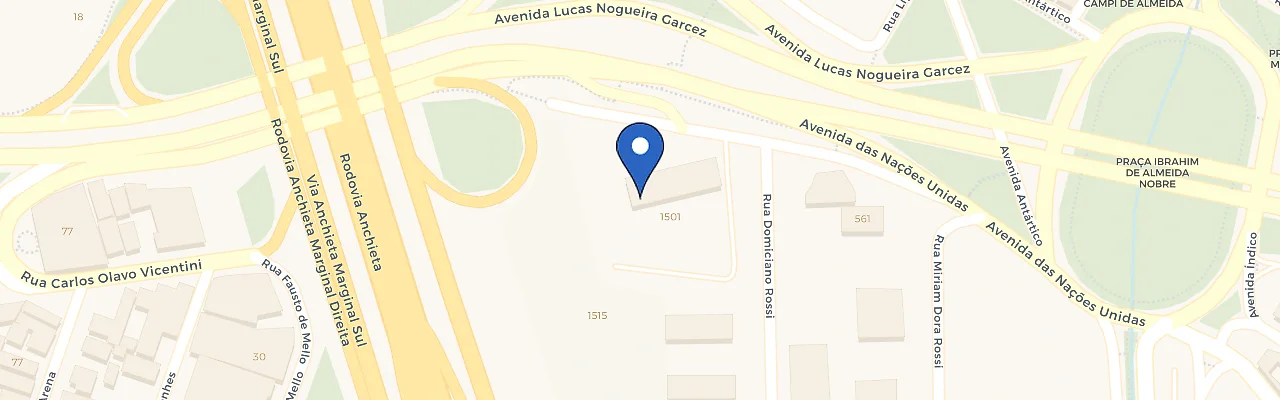 Mapa da estação Neo Hotel SBC - Power2Go